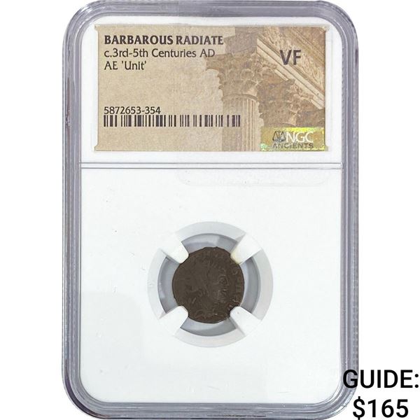 Barbarous Radiate c.3rd-5th Centuries AD AE 'Unit' NGC VF