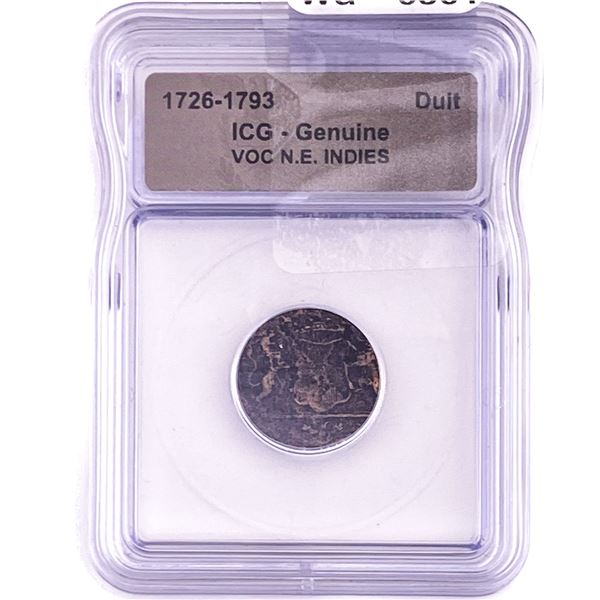 VOC N.E. INDIES Duit ICG Genuine
