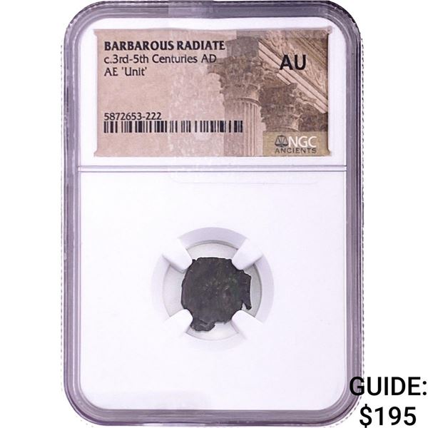 Barbarous Radiate c.3rd-5th Centuries AD AE 'Unit' NGC AU