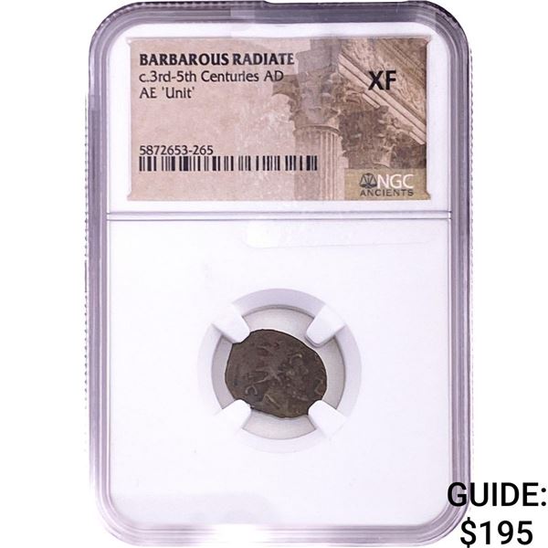 Barbarous Radiate c.3rd-5th Centuries AD AE 'Unit' NGC XF