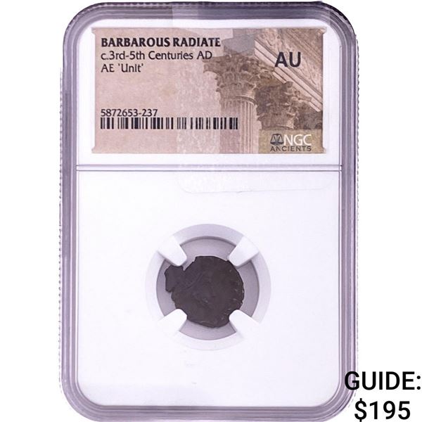 Barbarous Radiate c.3rd-5th Centuries AD AE 'Unit' NGC AU