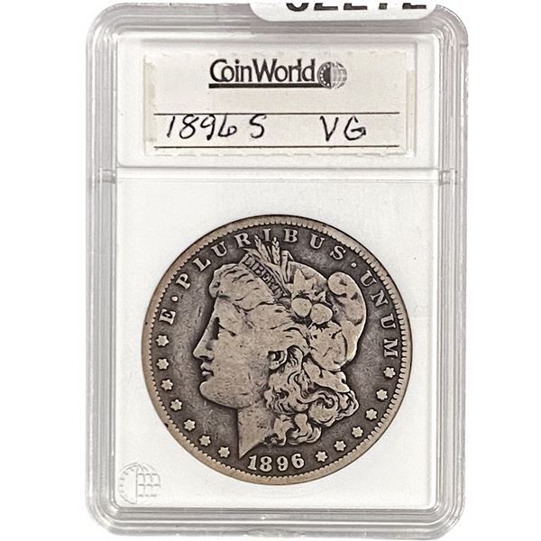 1896-S Morgan Silver Dollar CW VG
