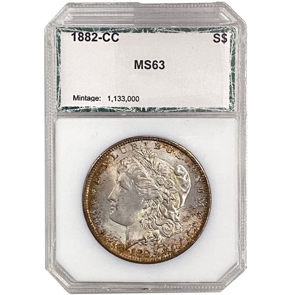 1882-CC Morgan Silver Dollar PCI MS63