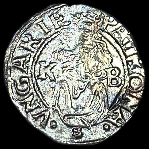1540-1590 Hungary Madonna&Child Silver Denar CLOSELY UNCIRCULATED