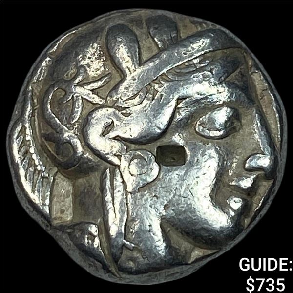 Attica, Athens 393-294 AD Silver Tetradrachm NEARLY UNCIRCULATED