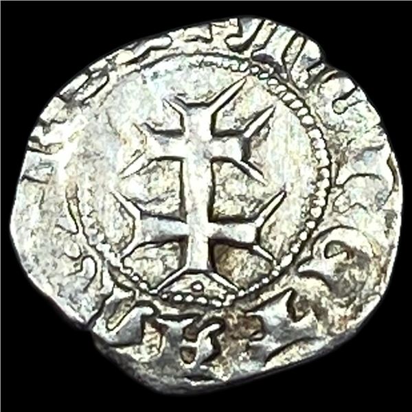 1382-1395 Hungary Mary SIlver Denier CLOSELY UNCIRCULATED