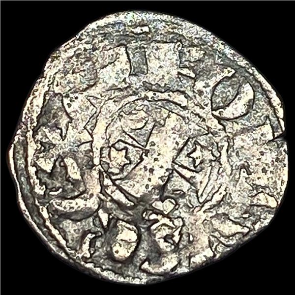 1248-1279 Portugal Alfonso III SIlver DInero  NEARLY UNCIRCULATED