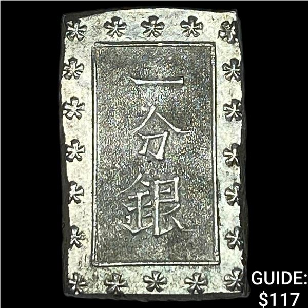 1859-1868 Japan SIlver Bu UNCIRCULATED