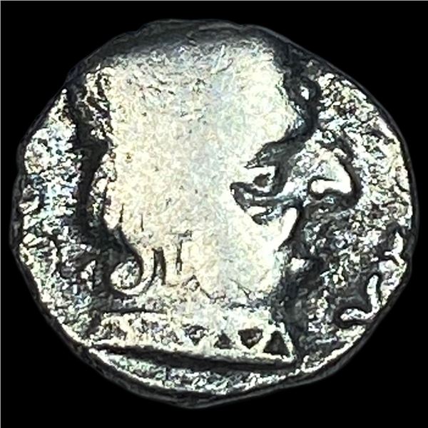 India Western Satraps 248-295 AD Silver Drachm NEARLY UNCIRCULATED