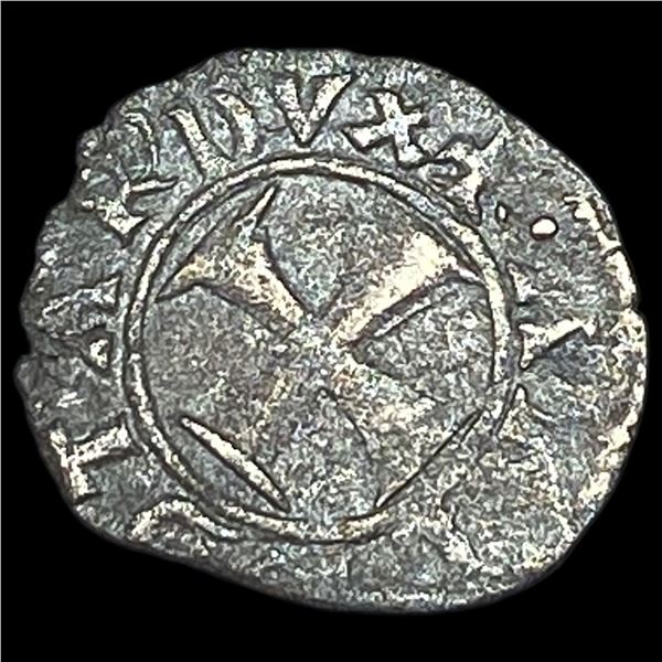 14th-15th Cent Venetian Republic Silver Tornesello NEARLY UNCIRCULATED