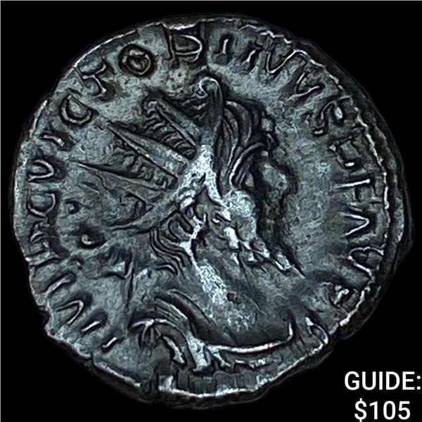 Romano-Gallic Victorinus 269-271 AD BI Dbl Denarius CHOICE AU