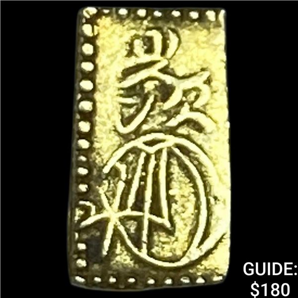 1832-1858 Japan Gold 2 Shu CLOSELY UNCIRCULATED