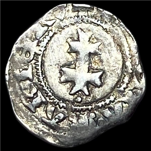 1382-1395 Hungary Mary SIlver Denier CLOSELY UNCIRCULATED