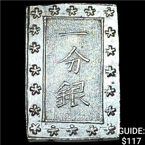 1859-1868 Japan Silver Bu UNCIRCULATED