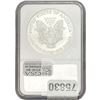 Image 2 : 2003 Silver Eagle NGC MS69 20th Anniv.