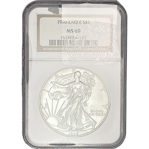 1996 Silver Eagle NGC MS69