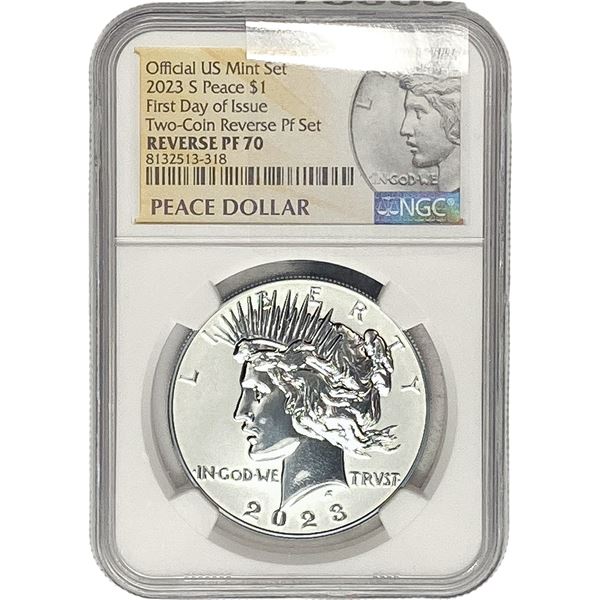 2023-S Silver Peace Dollar NGC PF70