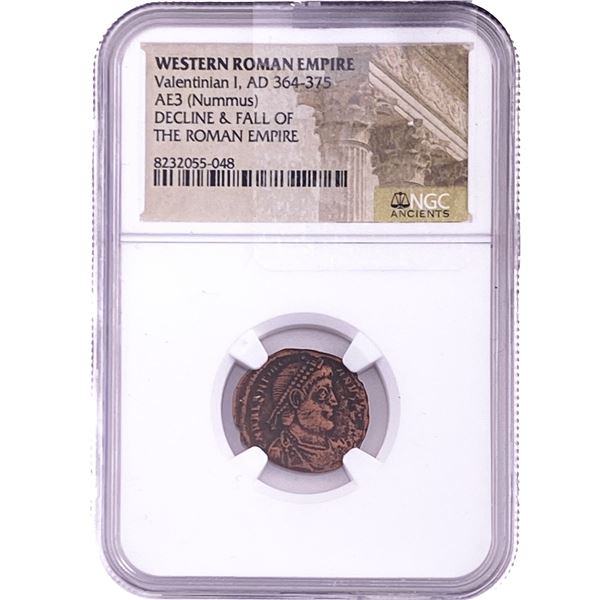 Western Roman Valentinian I, AD 364-375 AE3 NGC