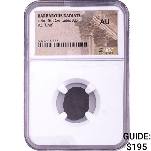 Barbarous Radiate c.3rd-5th Centuries AD AE 'Unit' NGC AU