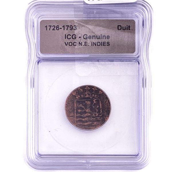 VOC N.E. INDIES Duit ICG Genuine