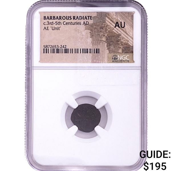 Barbarous Radiate c.3rd-5th Centuries AD AE 'Unit' NGC AU