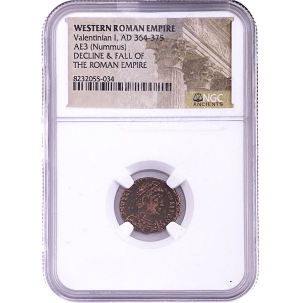 Western Roman Valentinian I, AD 364-375 AE3 NGC