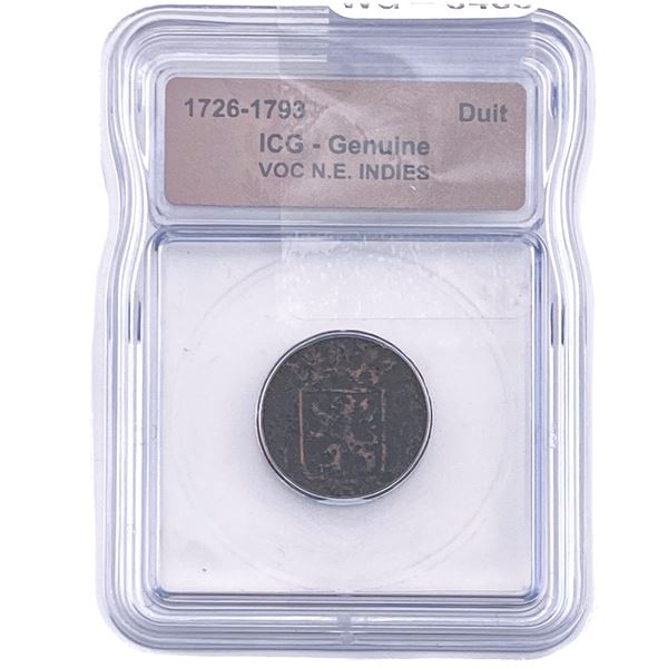 VOC N.E. INDIES Duit ICG Genuine