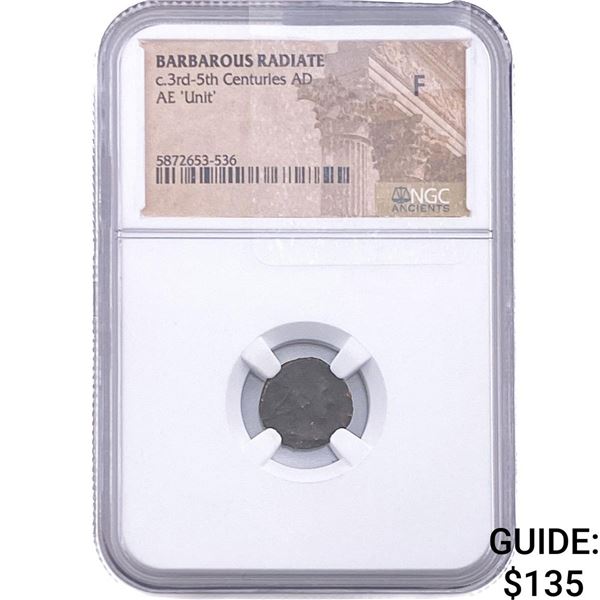 Barbarous Radiate c.3rd-5th Centuries AD AE 'Unit' NGC F