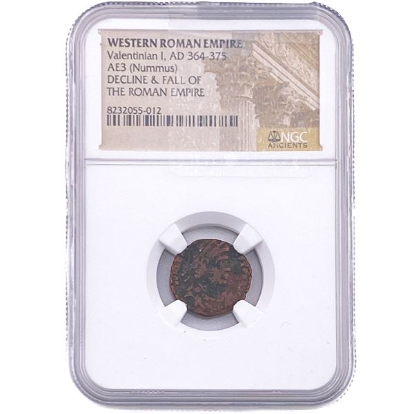 Western Roman Valentinian I, AD 364-375 AE3 NGC