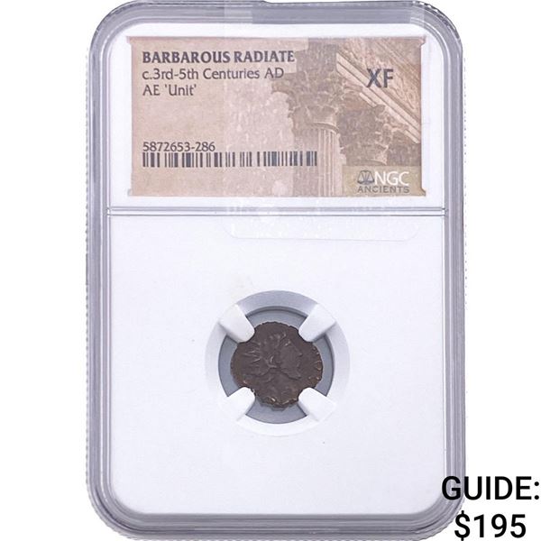 Barbarous Radiate c.3rd-5th Centuries AD AE 'Unit' NGC XF