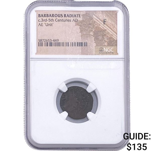 Barbarous Radiate c.3rd-5th Centuries AD AE 'Unit' NGC F