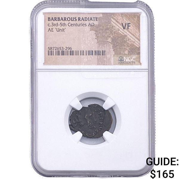 Barbarous Radiate c.3rd-5th Centuries AD AE 'Unit' NGC VF