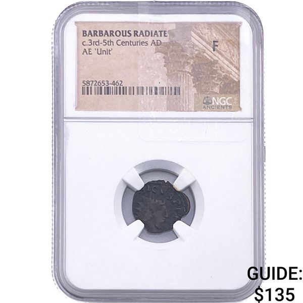 Barbarous Radiate c.3rd-5th Centuries AD AE 'Unit' NGC F