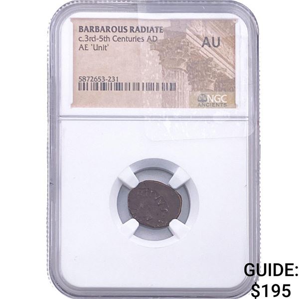 Barbarous Radiate c.3rd-5th Centuries AD AE 'Unit' NGC AU