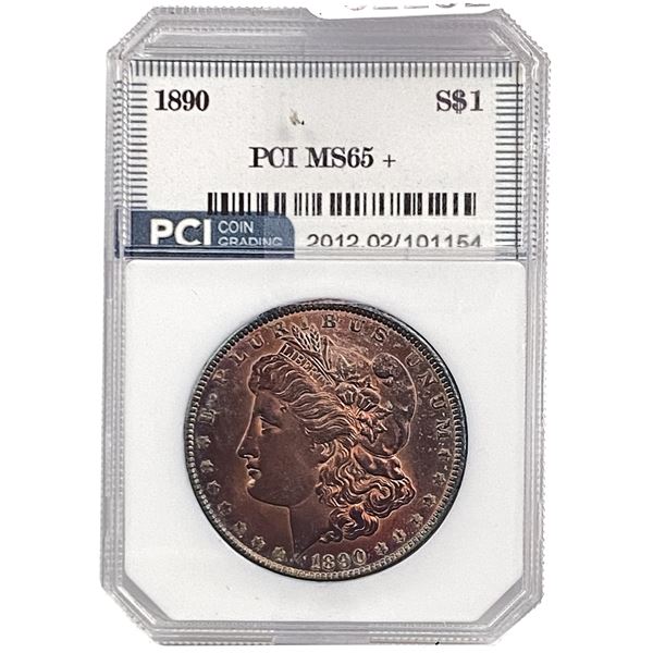 1890 Morgan Silver Dollar PCI MS65+