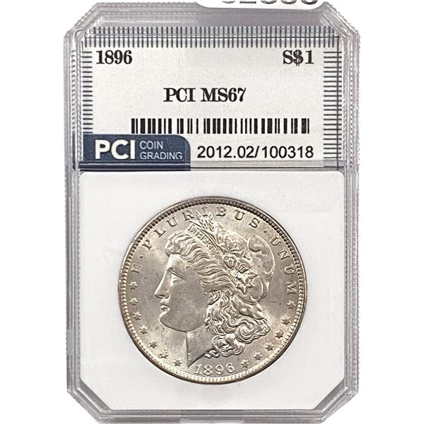 1896 Morgan Silver Dollar PCI MS67