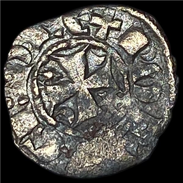 Portugal Alfonso III SIlver DInero  NEARLY UNCIRCULATED