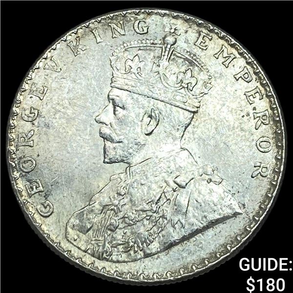 1912 British India Rupee UNCIRCULATED