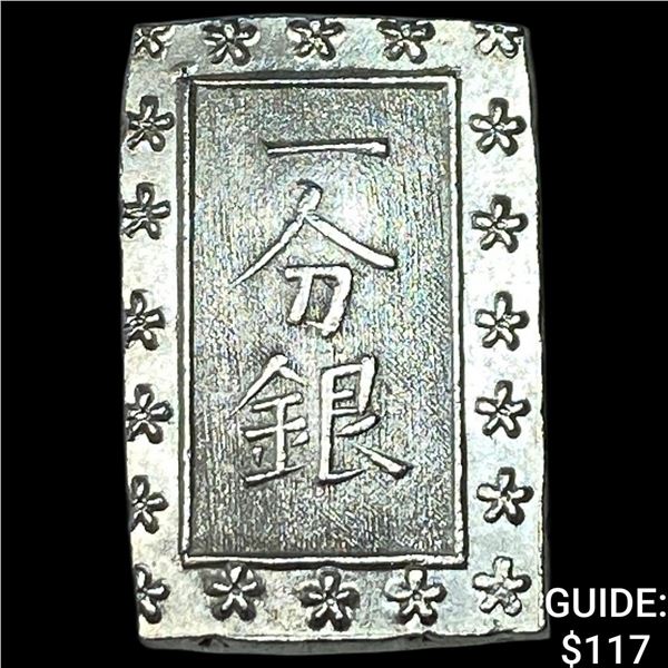 1859-1868 Japan Silver Bu UNCIRCULATED