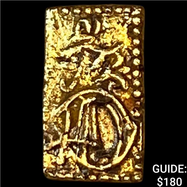 1832-1858 Japan Gold 2 Shu CLOSELY UNCIRCULATED