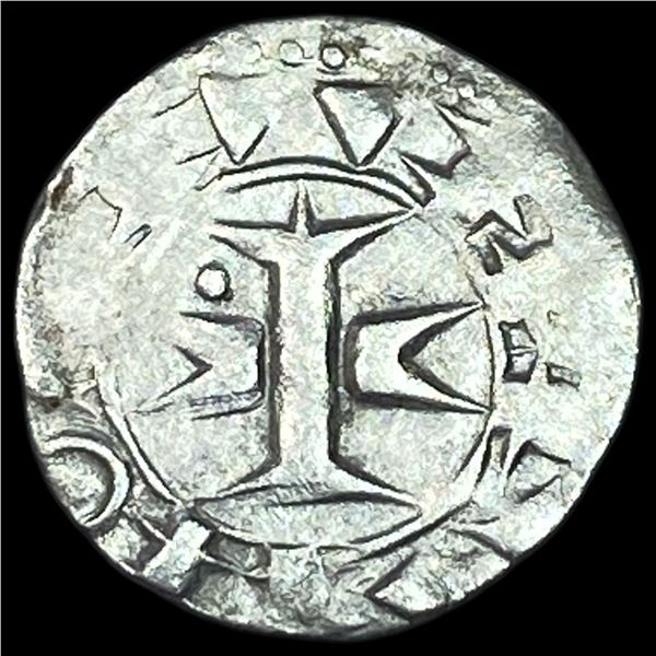 Crusades Bishops of Maguelone Silver Denar NEARLY UNCIRCULATED