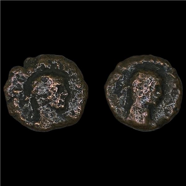 [2 Coins] Roman Egypt 235-284 AD BI Tetradrachm NEARLY UNCIRCULATED