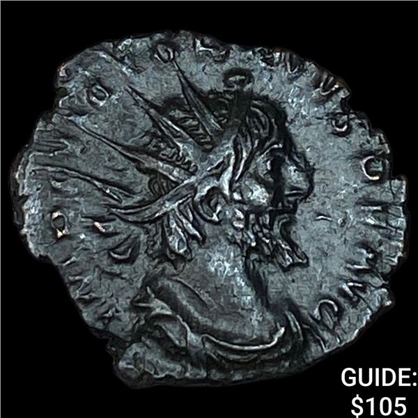 Romano-Gallic Victorinus 269-271 AD BI Dbl Denarius CHOICE AU