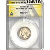 Image 1 : 1939-S Rev 38 Jefferson Nickel ANACS MS64