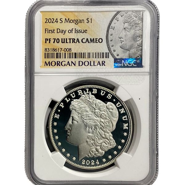 2024-S Morgan Silver Dollar NGC PF70 Ultra Cameo