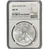 2016 Silver Eagle NGC MS70