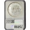 Image 2 : 2000 Silver Eagle NGC MS69 20th Anniv.