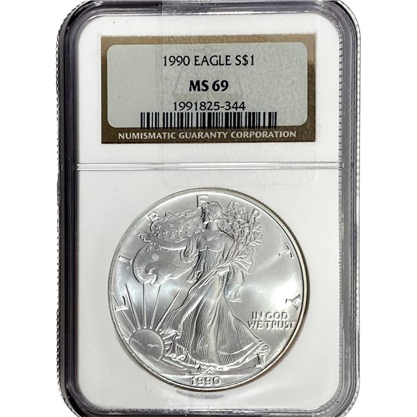 1900 Silver Eagle NGC MS69
