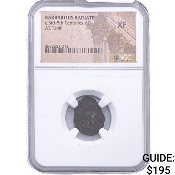Barbarous Radiate c.3rd-5th Centuries AD AE 'Unit' NGC XF