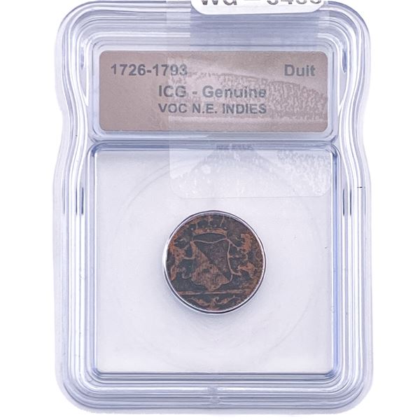 VOC N.E. INDIES Duit ICG Genuine
